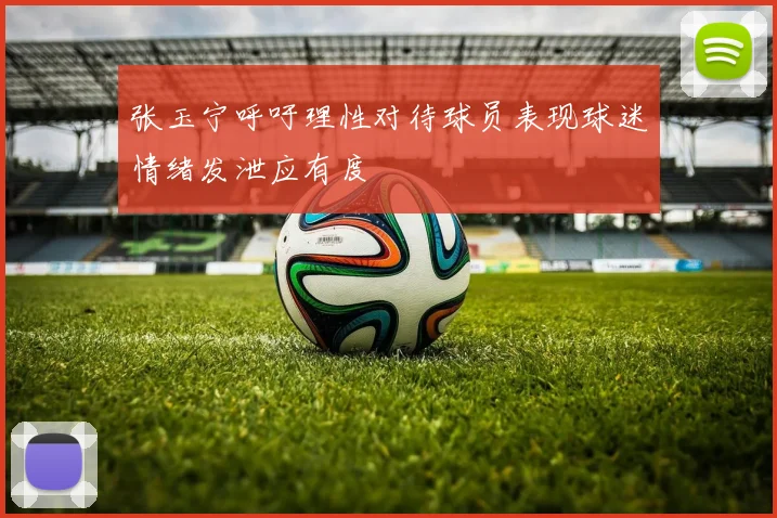 张玉宁呼吁理性对待球员表现球迷情绪发泄应有度